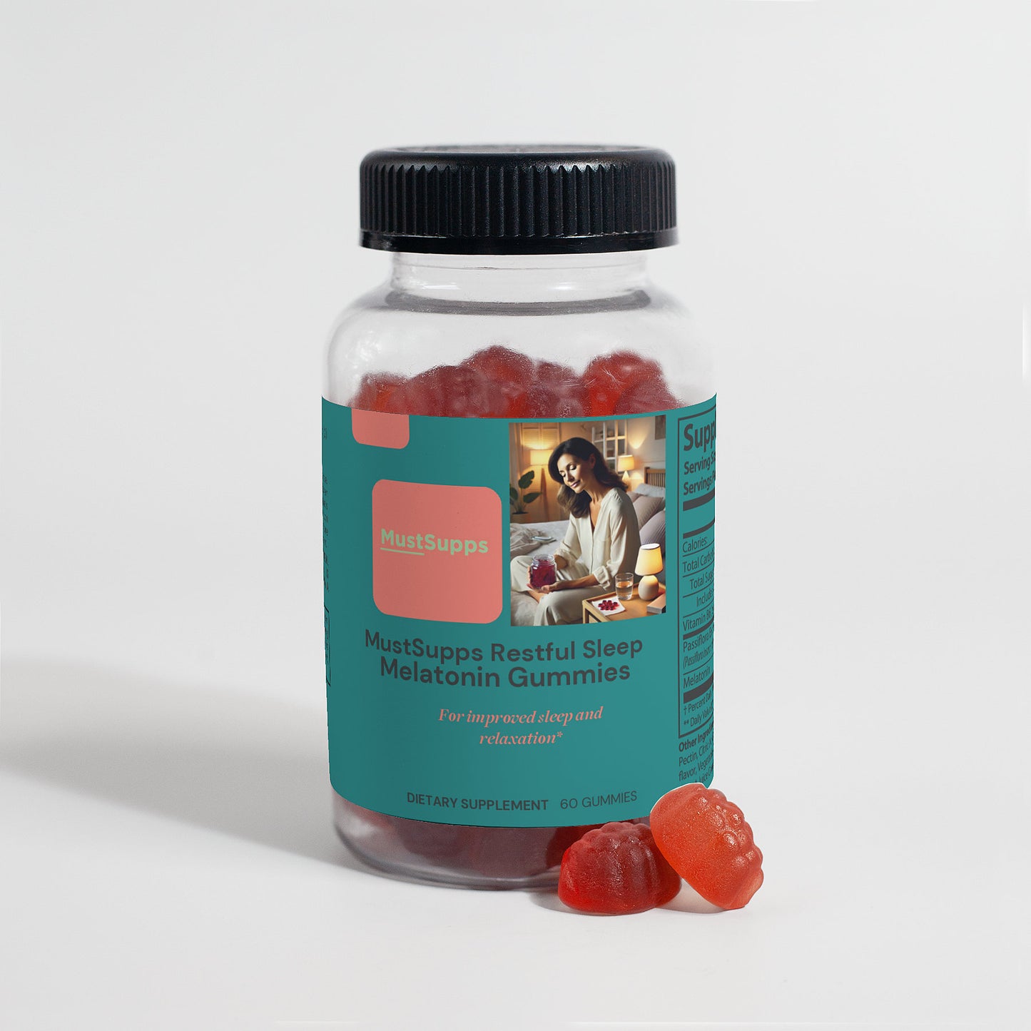 Gomitas de melatonina MustSupps para un sueño reparador