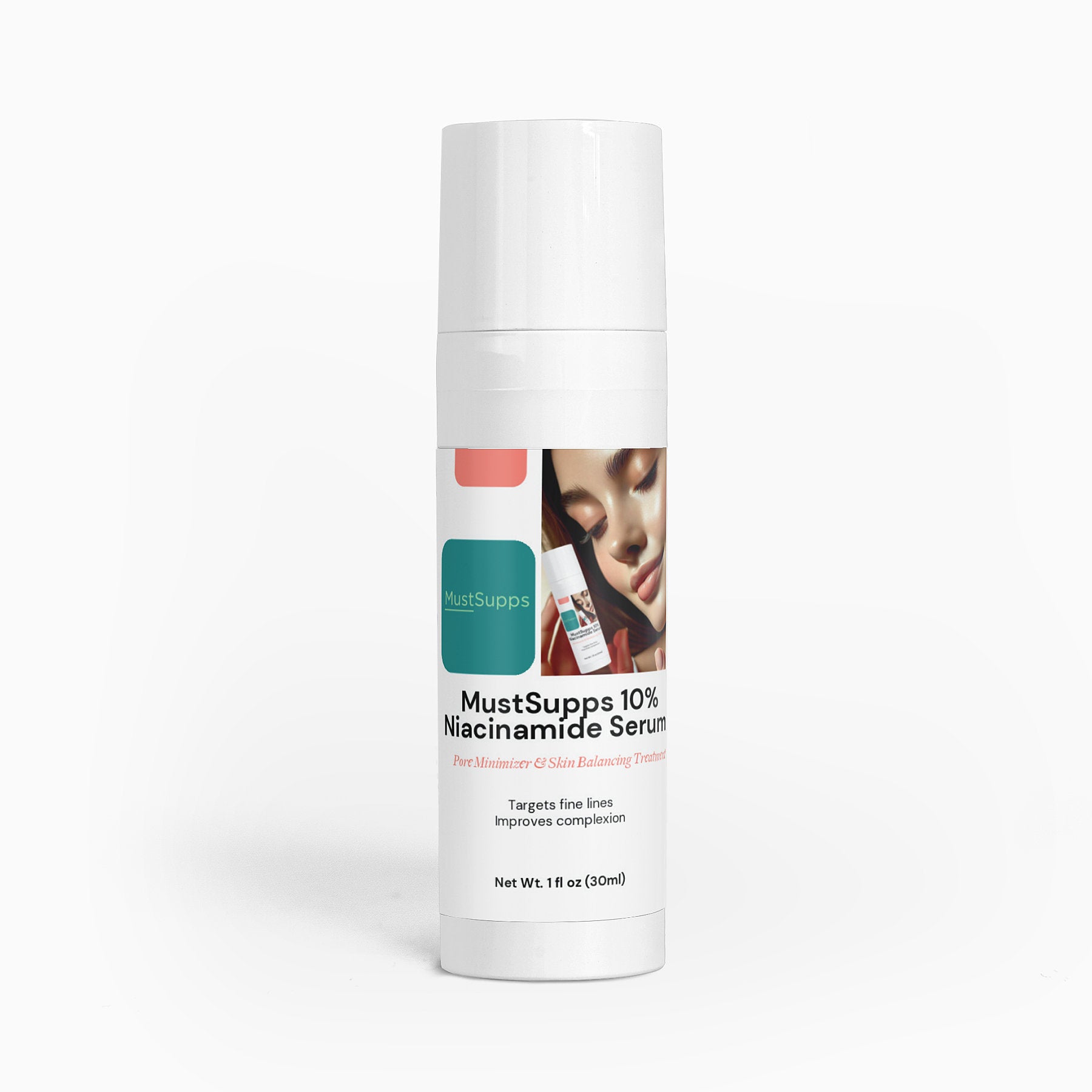 MustSupps 10% Niacinamide Serum – Pore Minimizer & Skin Balancing Treatment | 1 fl oz - Must Supps