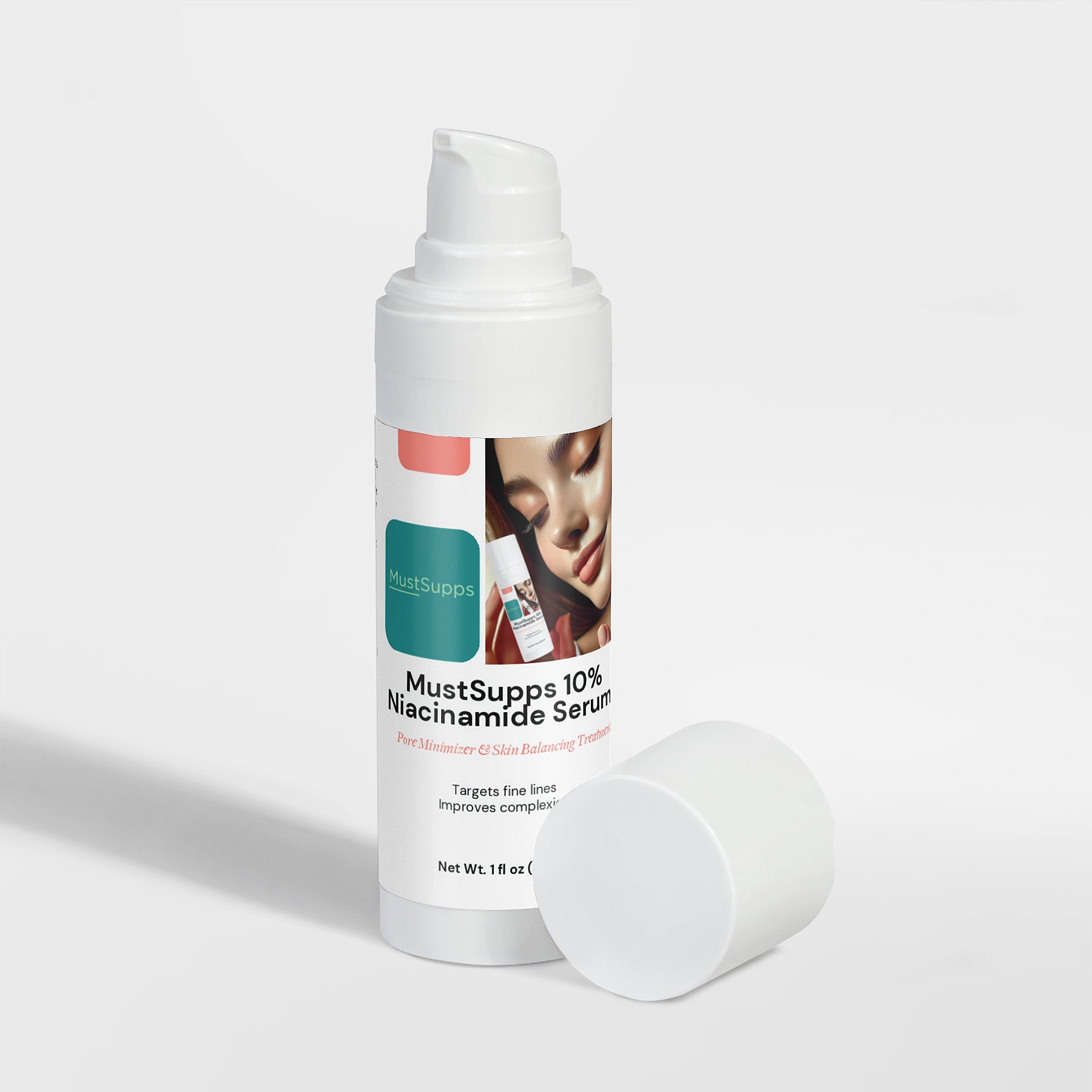 MustSupps 10% Niacinamide Serum – Pore Minimizer & Skin Balancing Treatment | 1 fl oz - Must Supps