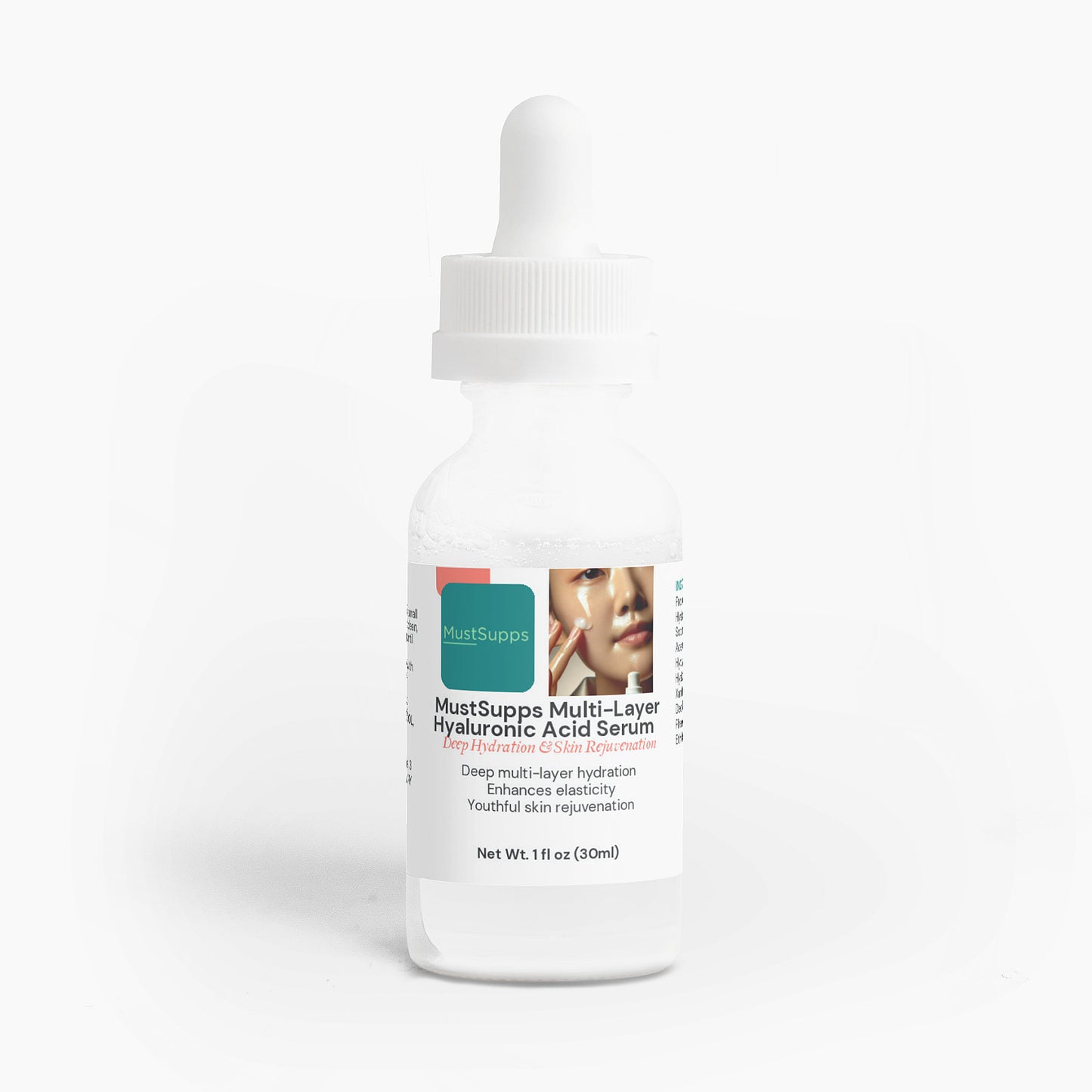 MustSupps Multi-Layer Hyaluronic Acid Serum - Deep Hydration & Skin Rejuvenation - Must Supps