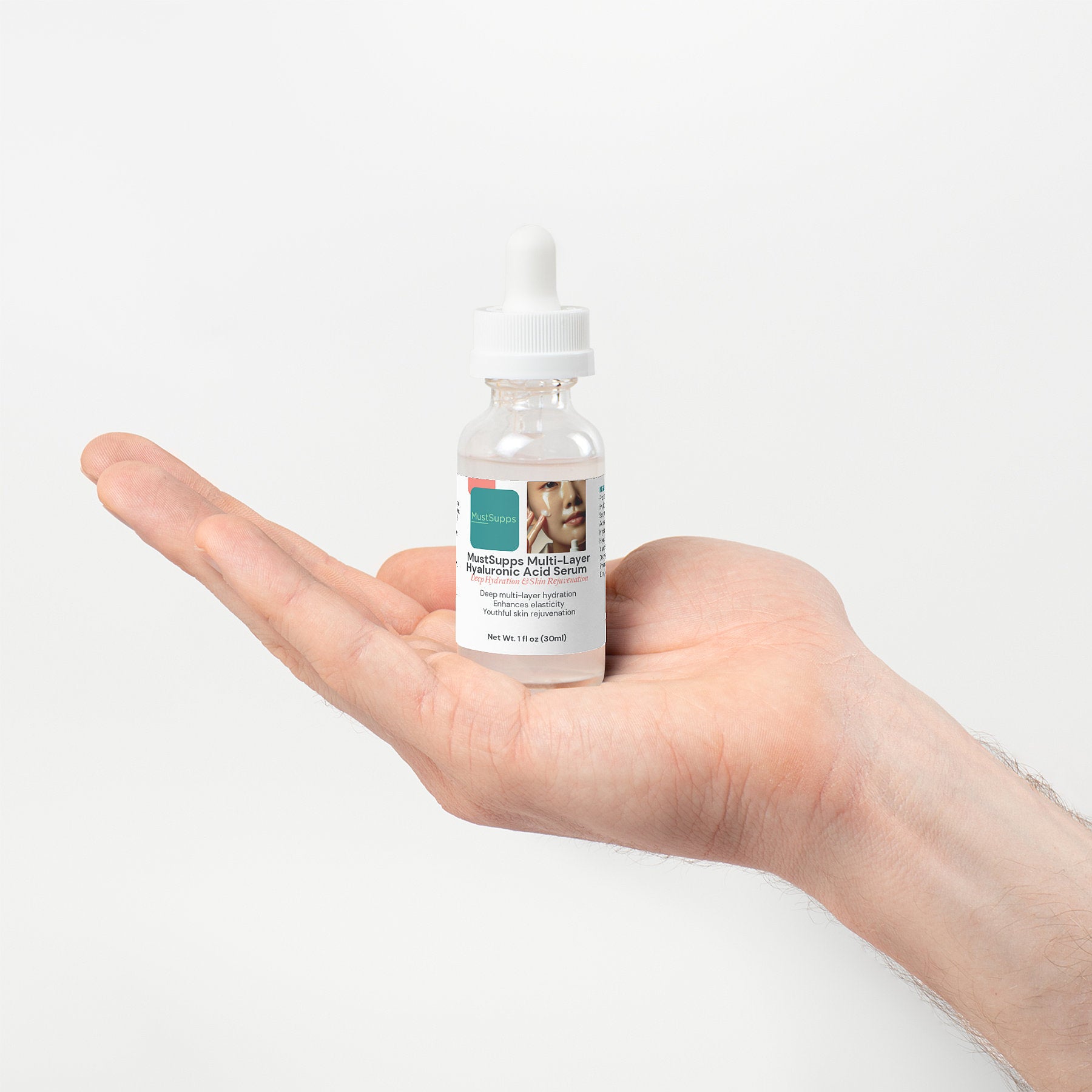 MustSupps Multi-Layer Hyaluronic Acid Serum - Deep Hydration & Skin Rejuvenation - Must Supps