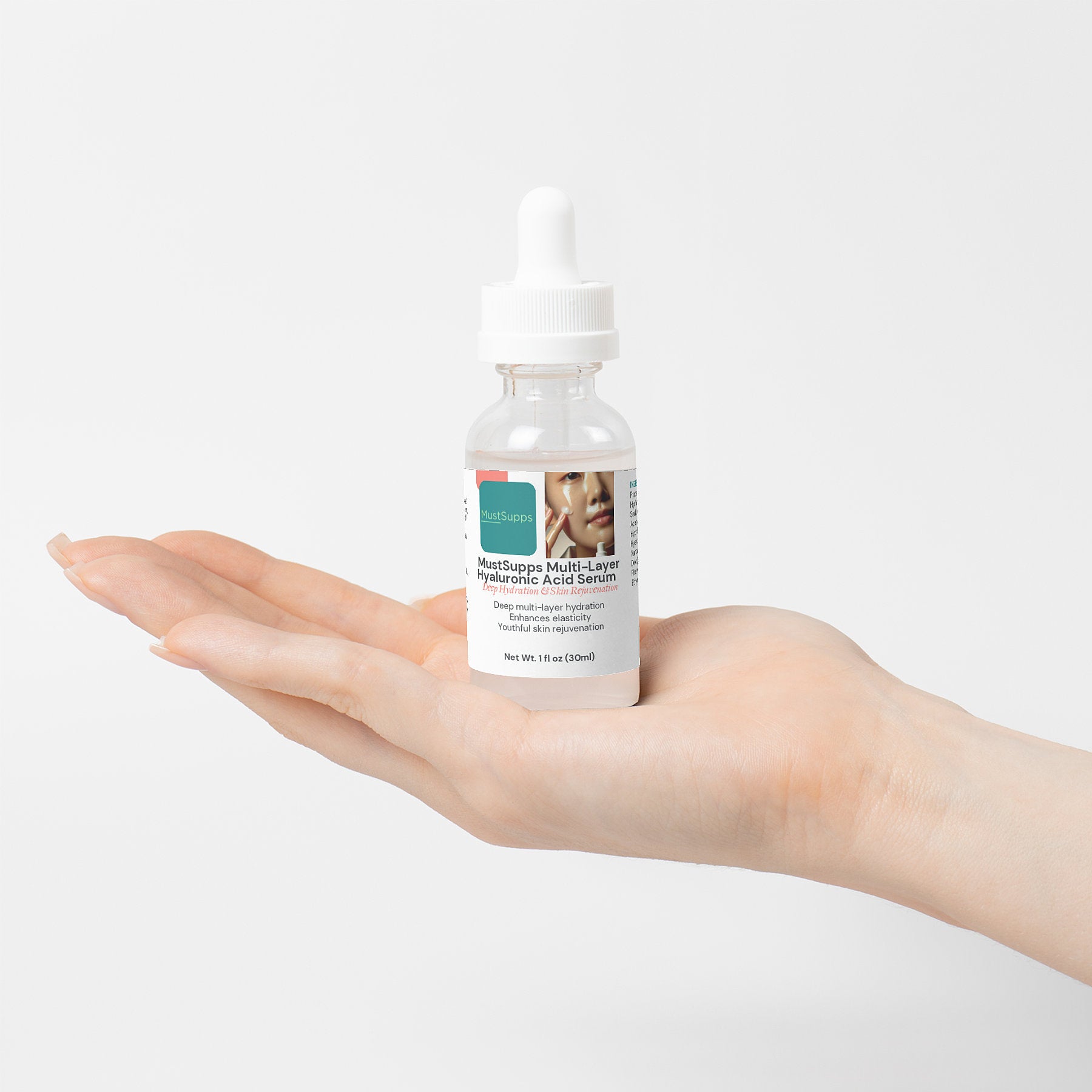 MustSupps Multi-Layer Hyaluronic Acid Serum - Deep Hydration & Skin Rejuvenation - Must Supps