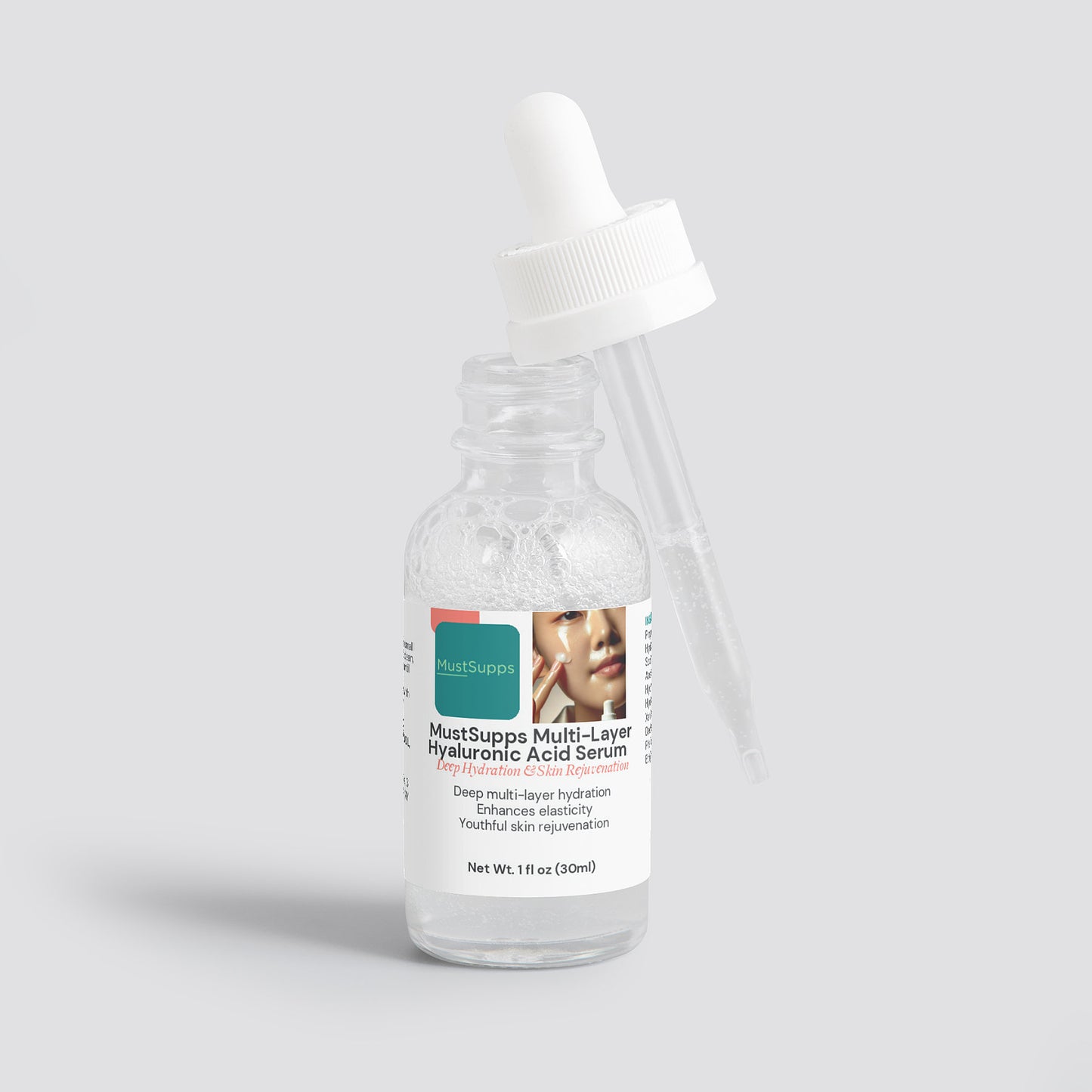 MustSupps Multi-Layer Hyaluronic Acid Serum - Deep Hydration & Skin Rejuvenation - Must Supps