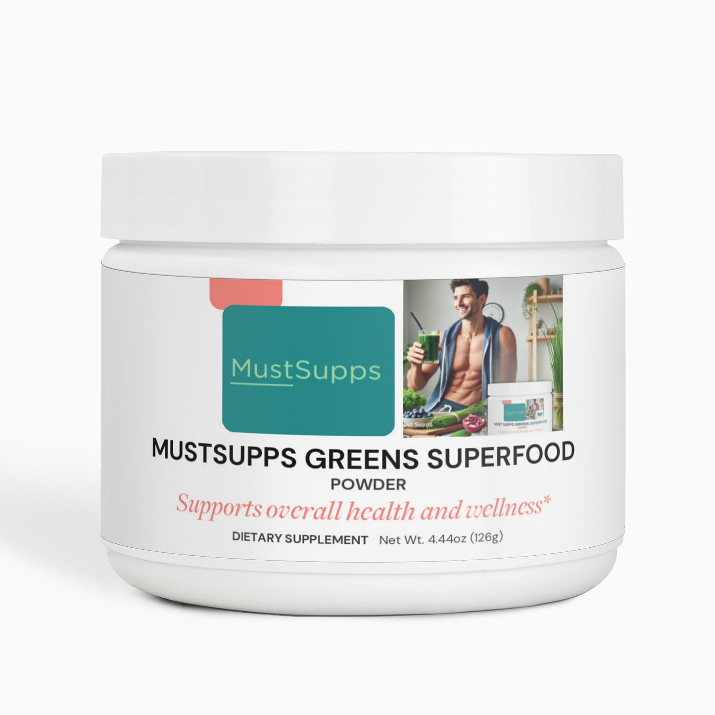 MustSupps Greens Superfood - Daily Nutrient Boost for Enhanced Energy & Wellness - Must Supps