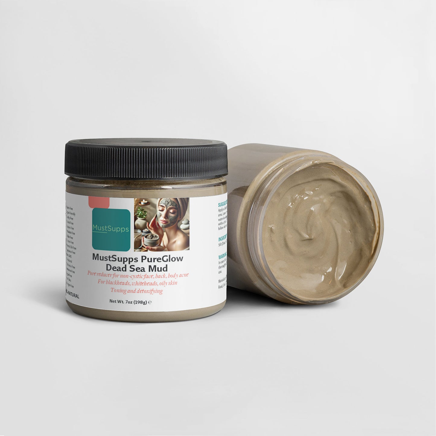 Must Supps PureGlow Dead Sea Mud - Your Path to Radiant, Youthful Skin - Must Supps