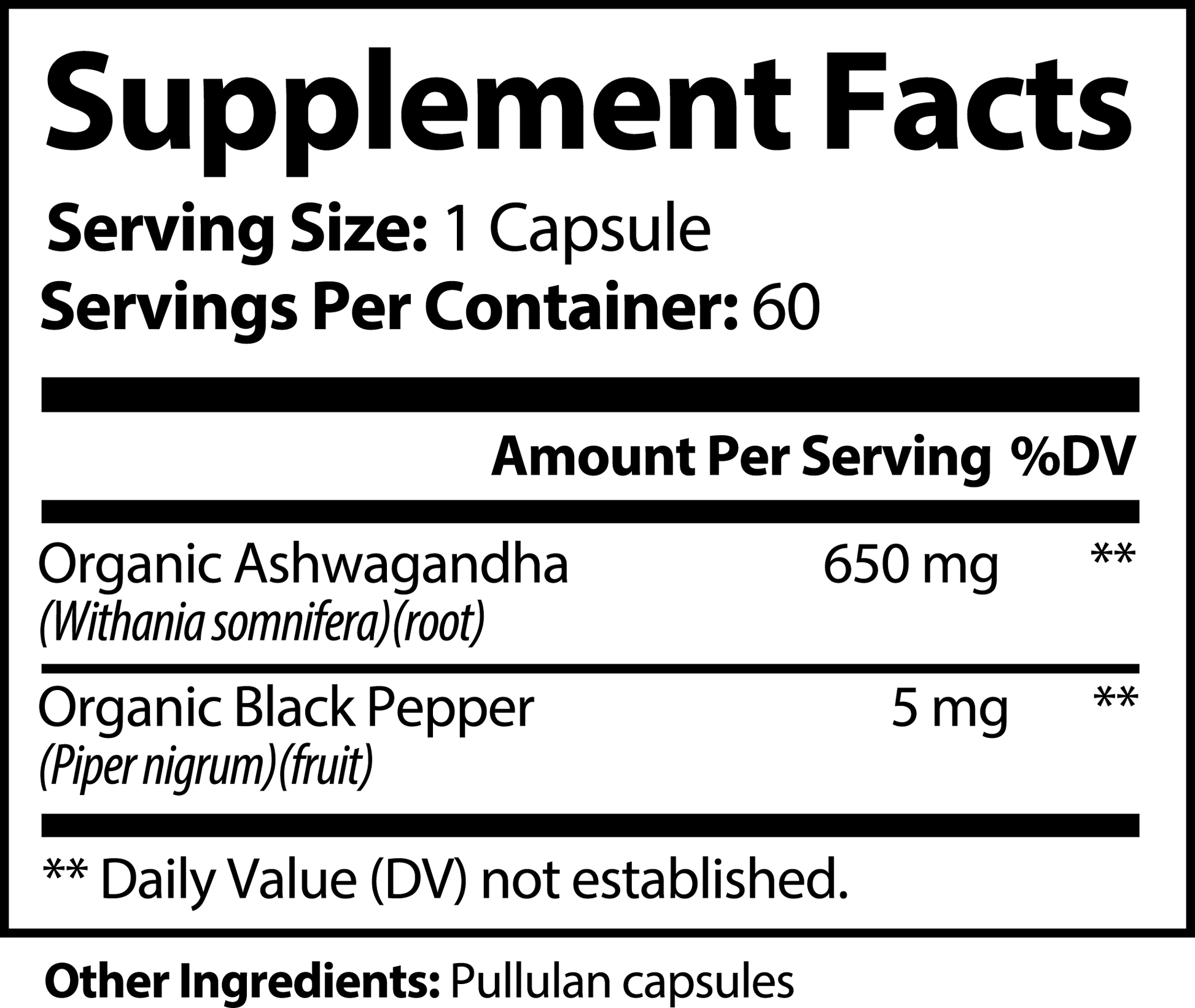 MustSupps Ashwagandha With Black Pepper Capsules – Find Your Calm, Naturally - Must Supps