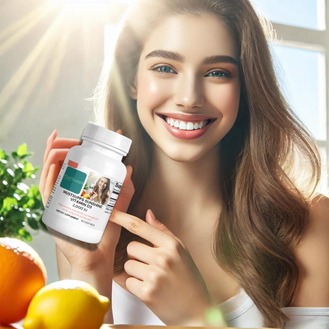 MustSupps Sunshine D3 - Your Daily Dose of Vitality - Must Supps